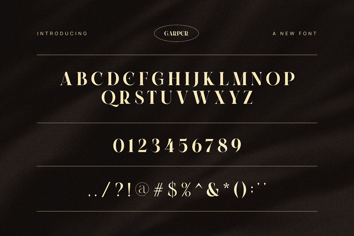 Garper Elegant Serif Font Typeface, a Serif Font by Graphicxell (Photo 10 of 10)