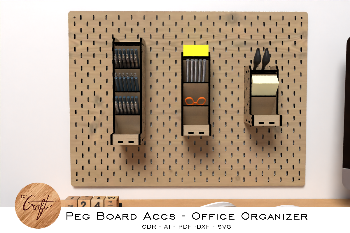 Pegboard Accessories Set Bundle 01, a Design Template by StanleyTirtoutomo (Photo 11 of 16)