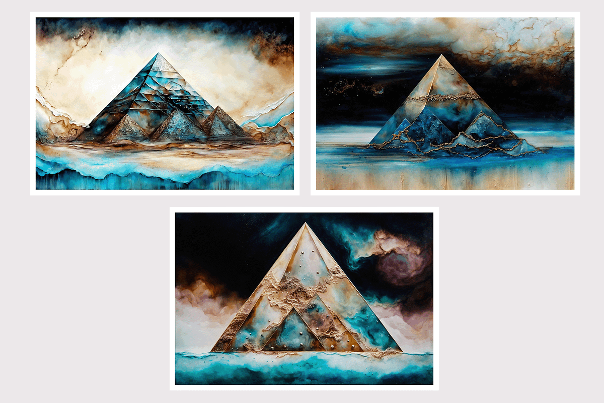Piwa Collection · The Pyramid, a Decorative Illustration by milatovar (Photo 17 of 17)
