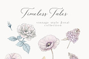 Vintage Floral Bundle, an Object Illustration by studioequinox (Thumbnail 61 of 65)