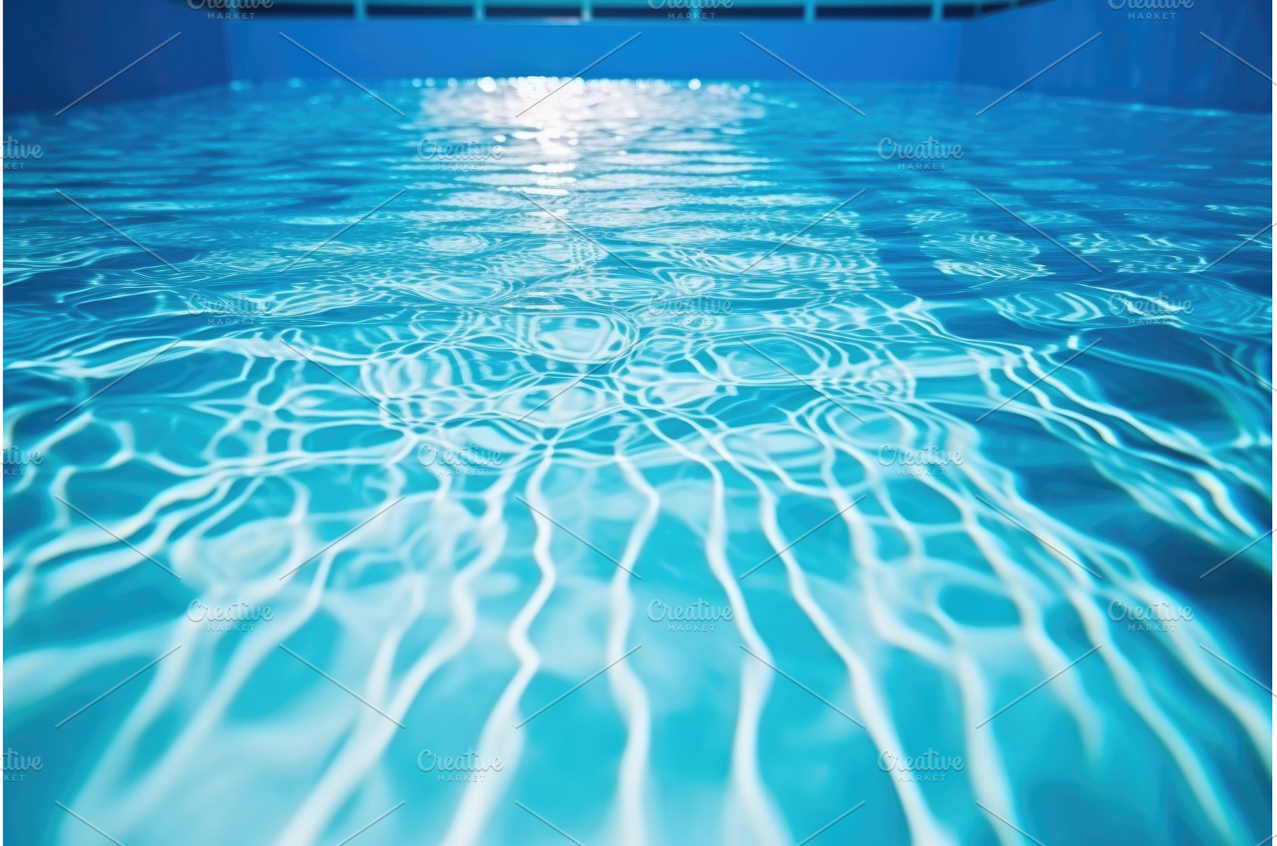 swimming pool lanes with clear blue, a Sports & Recreation Photo by Sergey Kotenev