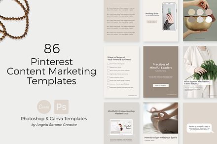 Pinterest Content Marketing Template