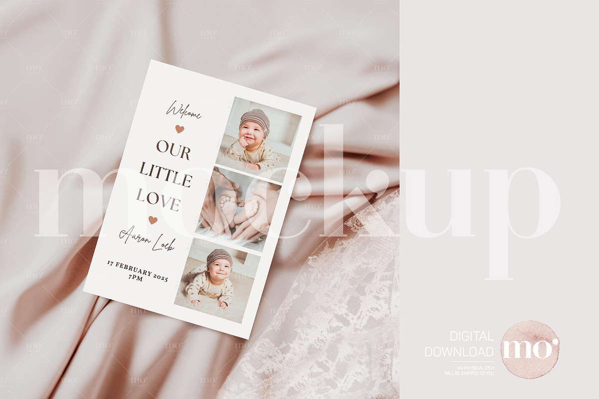 5x7 Wedding Card Mockup, a Product Mockup by MoMockups (Photo 4 of 5)
