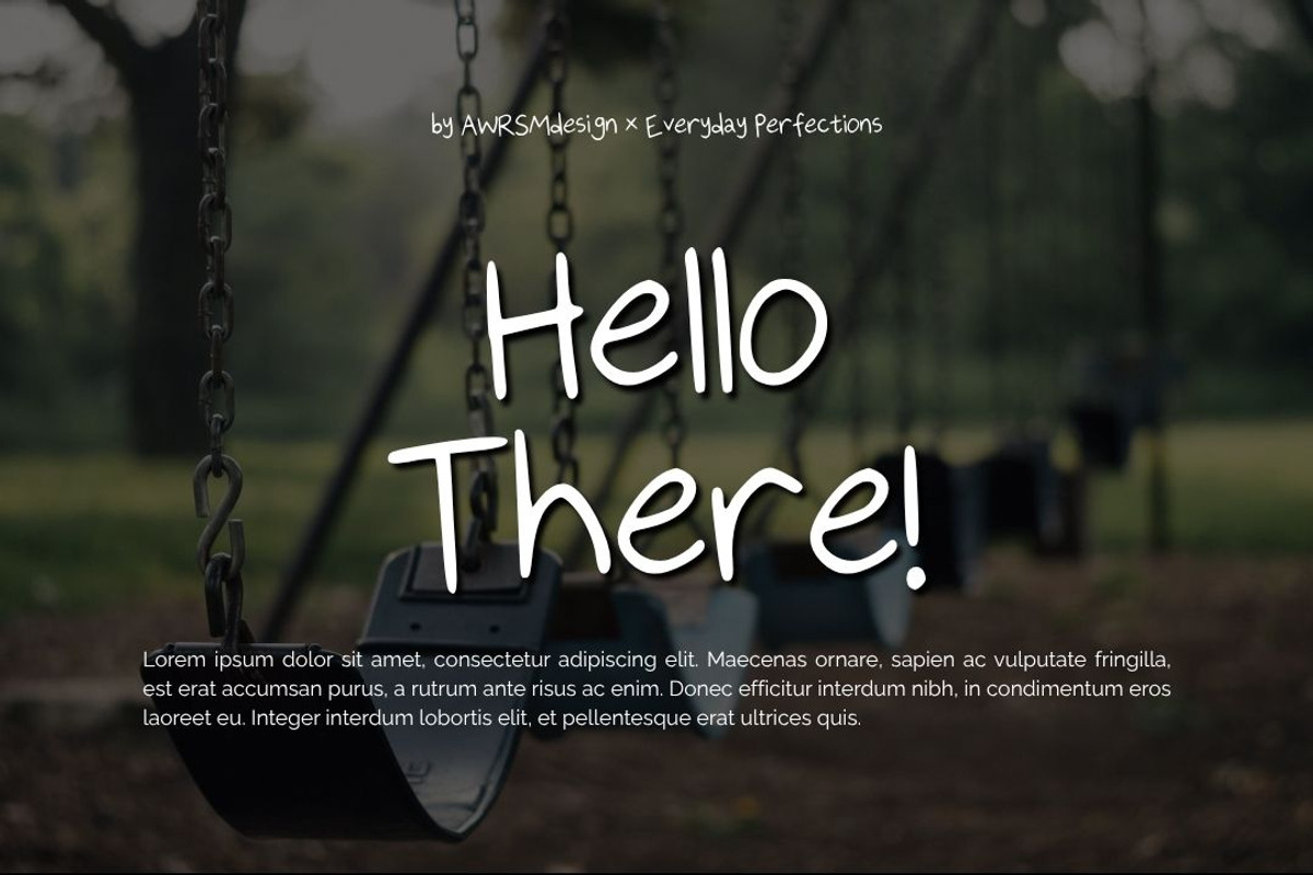 Farnelo | Handwriting Display Font, a Handwritten Font by Everyday Perfection (Photo 3 of 5)
