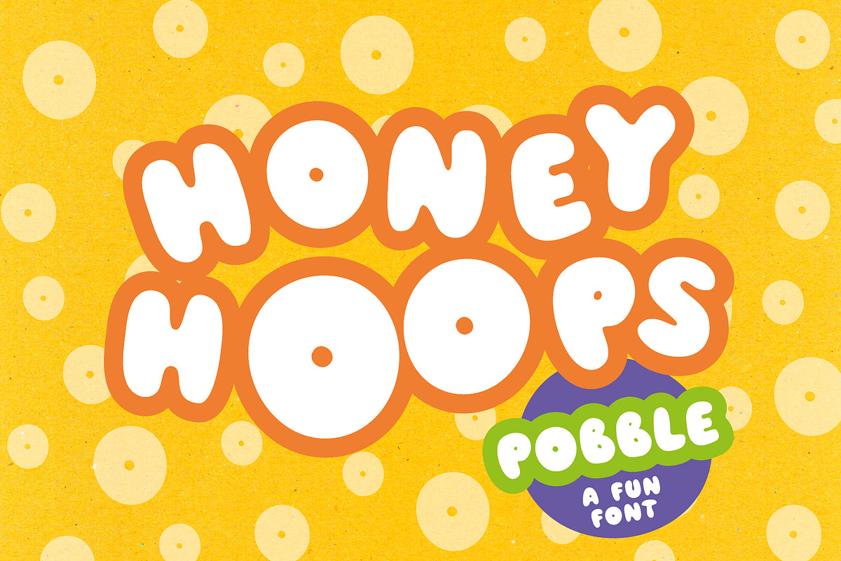 Pobble - a cartoon comic font!!!, a Font by Little Type Factory (Photo 1 of 13)