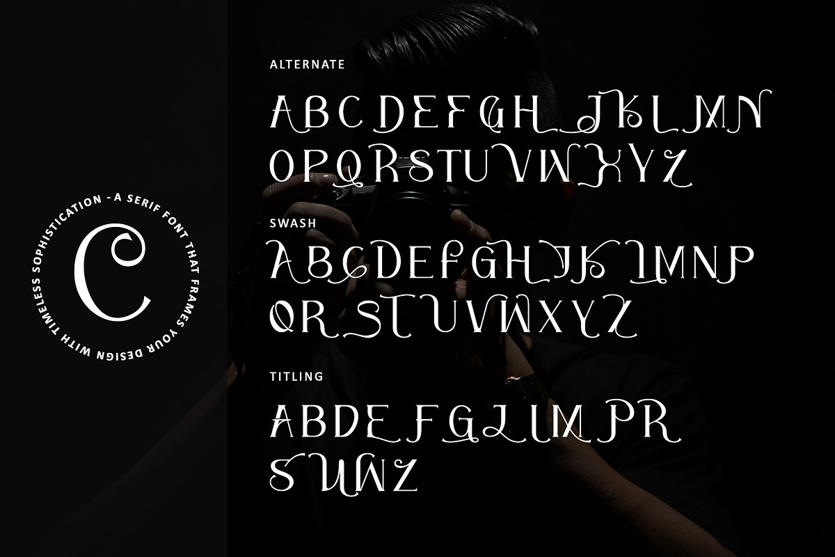 Shutter Photography, a Serif Font by Letterara (Photo 10 of 12)