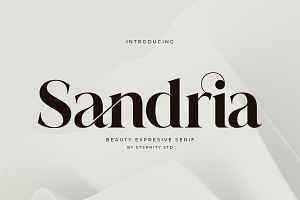Sandria Beauty Serif, a Serif Font by Eternity Studio
