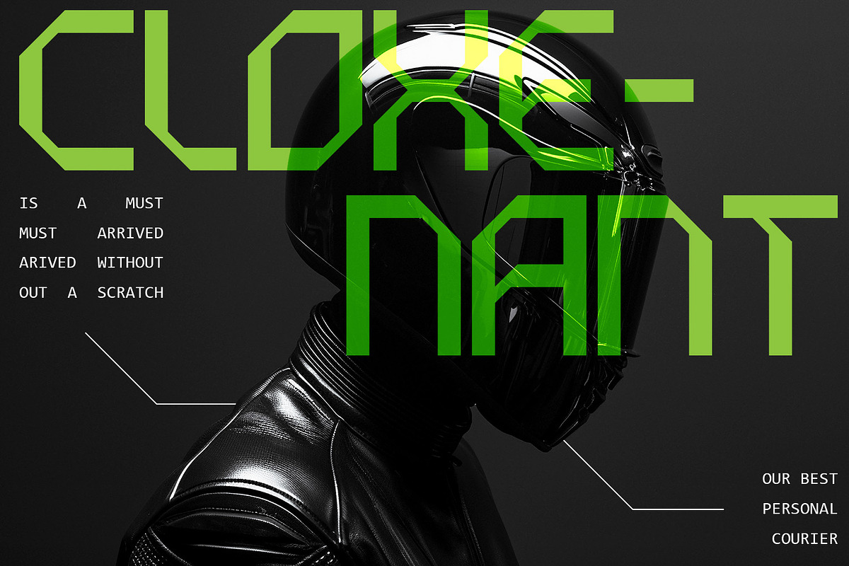 Clexon - Futuristic Geometric Font, a Sans Serif Font by CuratedType Studio (Photo 6 of 11)
