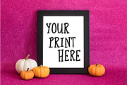 Halloween Pumpkin Mockup, a Holiday Photo by kissandmockup (Thumbnail 1 of 2)