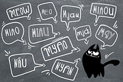 LAZY MEOW. Handwitten fonts+cliparts, a Handwritten Font by Ivanna-Ivashka (Thumbnail 6 of 12)