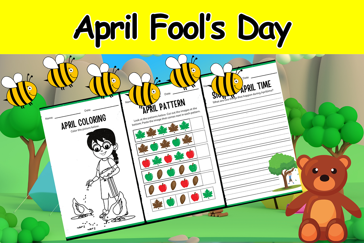 April Fools Day Activities, Writing, a Templates & Theme by Premium Digital Templates (Photo 2 of 3)