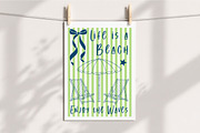 Tanned and Tipsy Summer Quote PNG, an Illustration by Libby Wishes (Thumbnail 2 of 5)