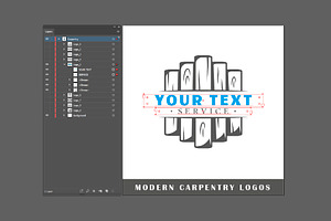 9 Modern Carpentry Logos Vol.2