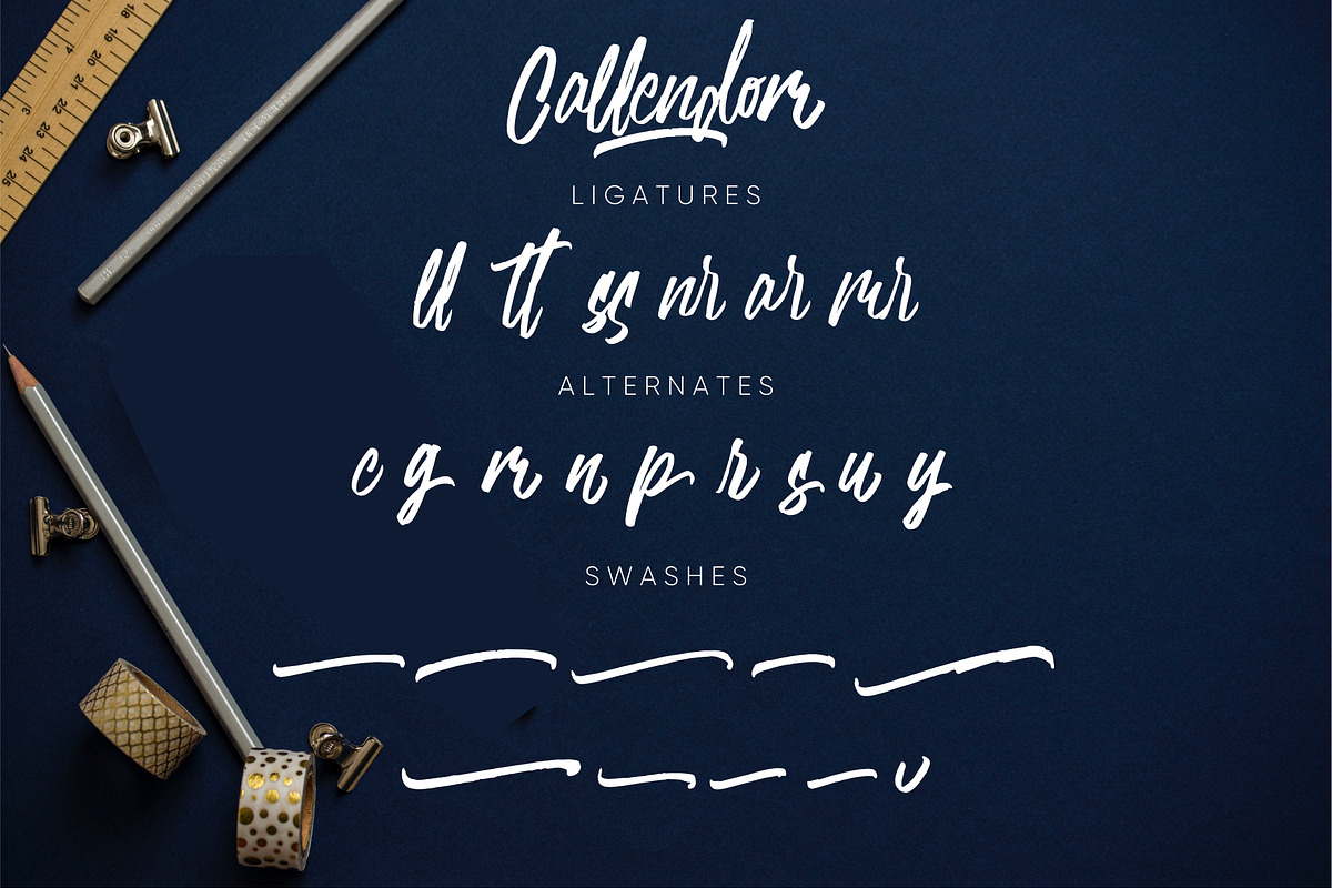 Callendom Casul Font, a Script Font by FahmiType (Photo 12 of 13)