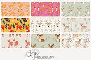 70 (kids) deer seamless pattern, a Pattern Graphic by Poppy Lane Studio (Thumbnail 4 of 10)