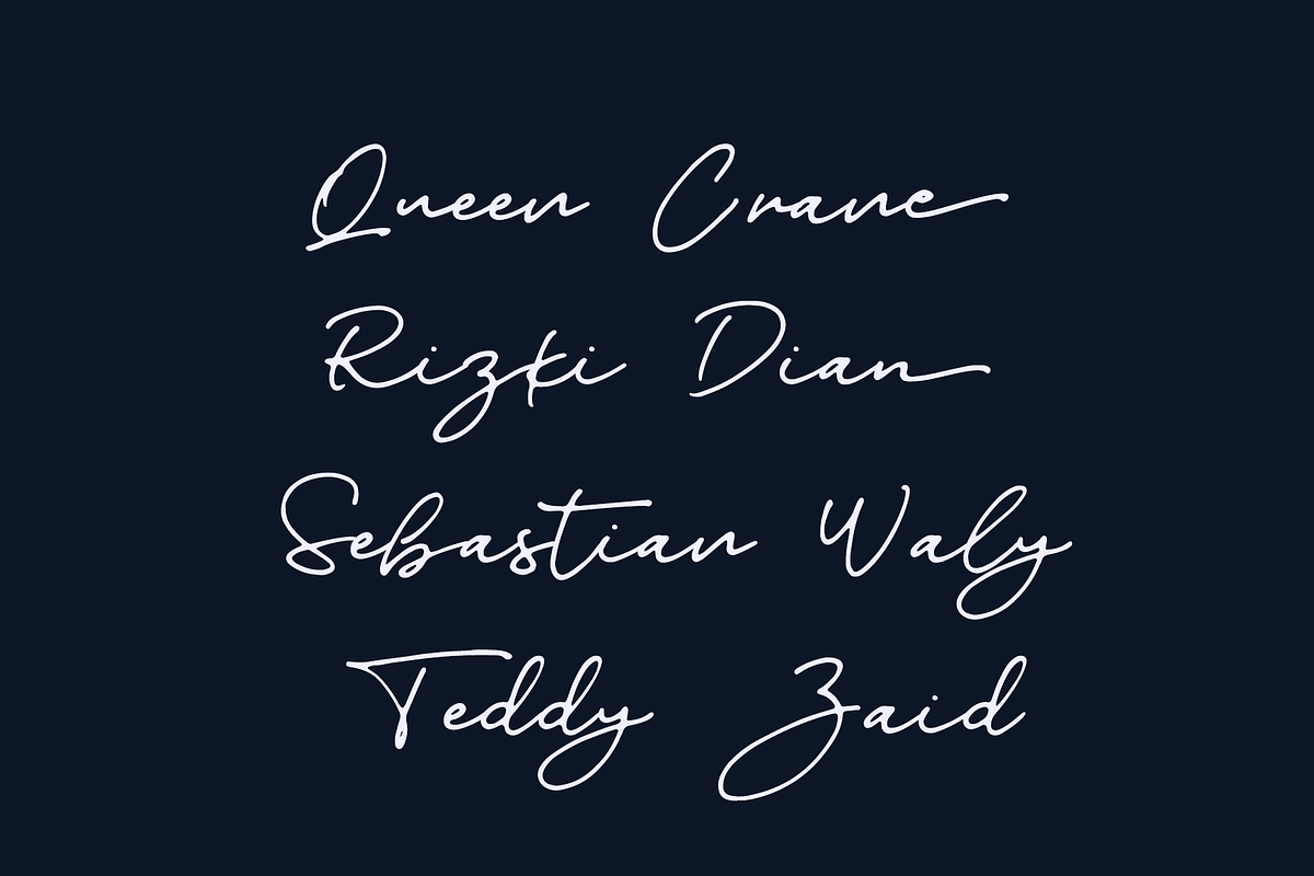 Silen - Stylish signature font, a Handwritten Font by alphArtype (Photo 6 of 11)