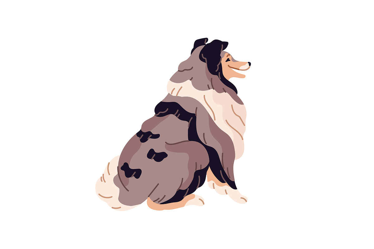 Happy dogs of different breeds set, an Animal Illustration by PaperTrident (Photo 6 of 11)