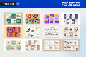 1000 Canva Instagram Template