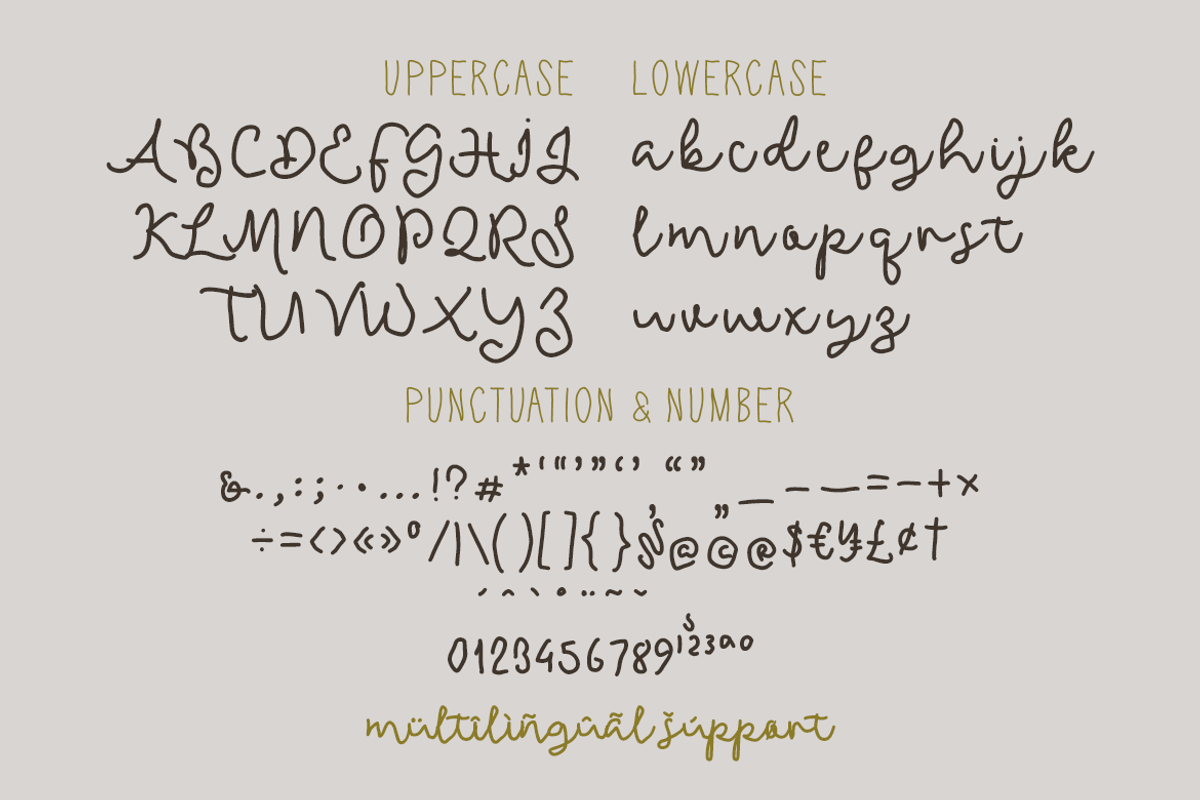 Antique Garden | A Unique Font Duo, a Script Font by Colllab Studio (Photo 7 of 18)