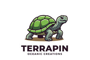 Terrapin – Crafted by the Sea, an Animal Illustration by Izdihaar_Studio