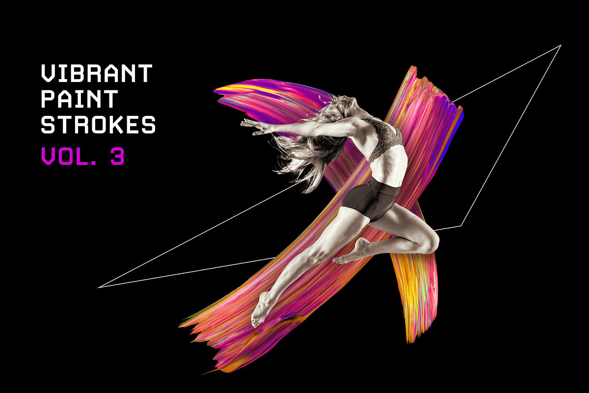 Vibrant Paint Strokes Bundle, a Texture Graphic by Chroma Supply (Photo 4 of 23)