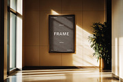Framed Office Poster Mockup, an Advertising Mockup by Design Squad (Thumbnail 2 of 3)