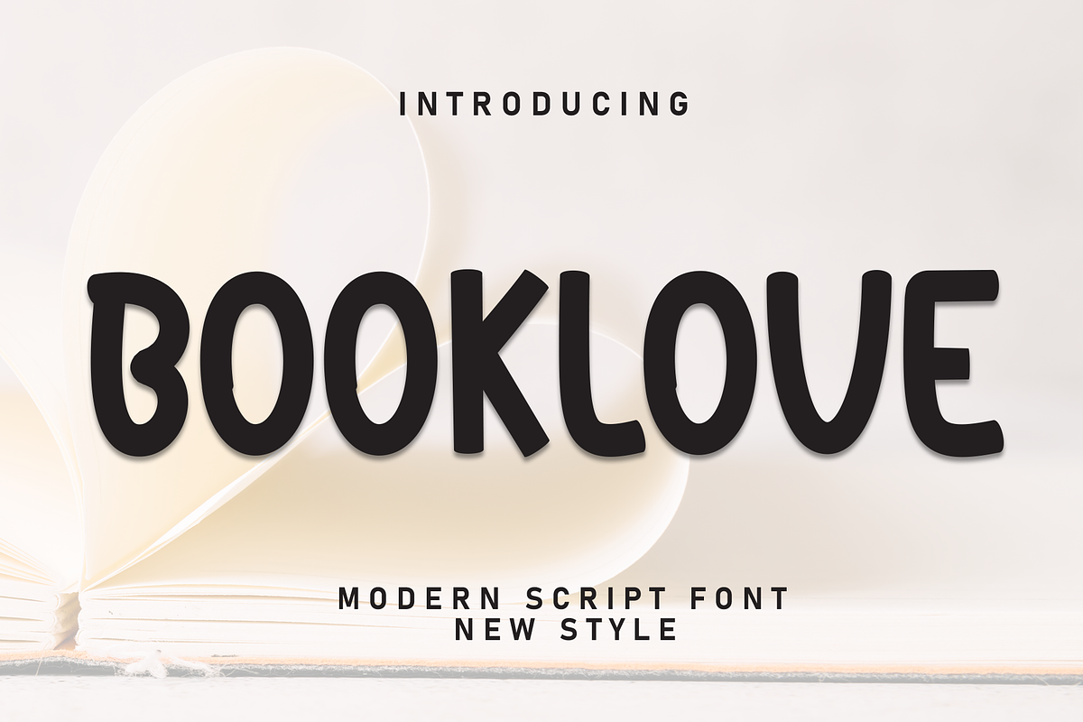 Booklove | Script Font, a Script Font by Scratchones (Photo 1 of 8)