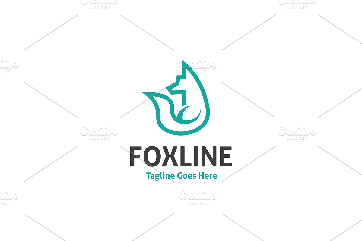 Fox Line - Line Art Logo, a Branding & Logo Template by ashenterprise (Photo 2 of 3)