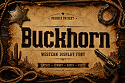 Buckhorn, a Slab Serif Font by Wow Magic (Thumbnail 2 of 6)