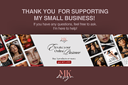 Brows & Lashes Instagram Templates, a Social Media Template by DesignsbyMariaStudio (Thumbnail 10 of 10)