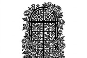 50 Floral French Window Ornament, a Decorative Illustration by Amazin_art (Thumbnail 2 of 35)