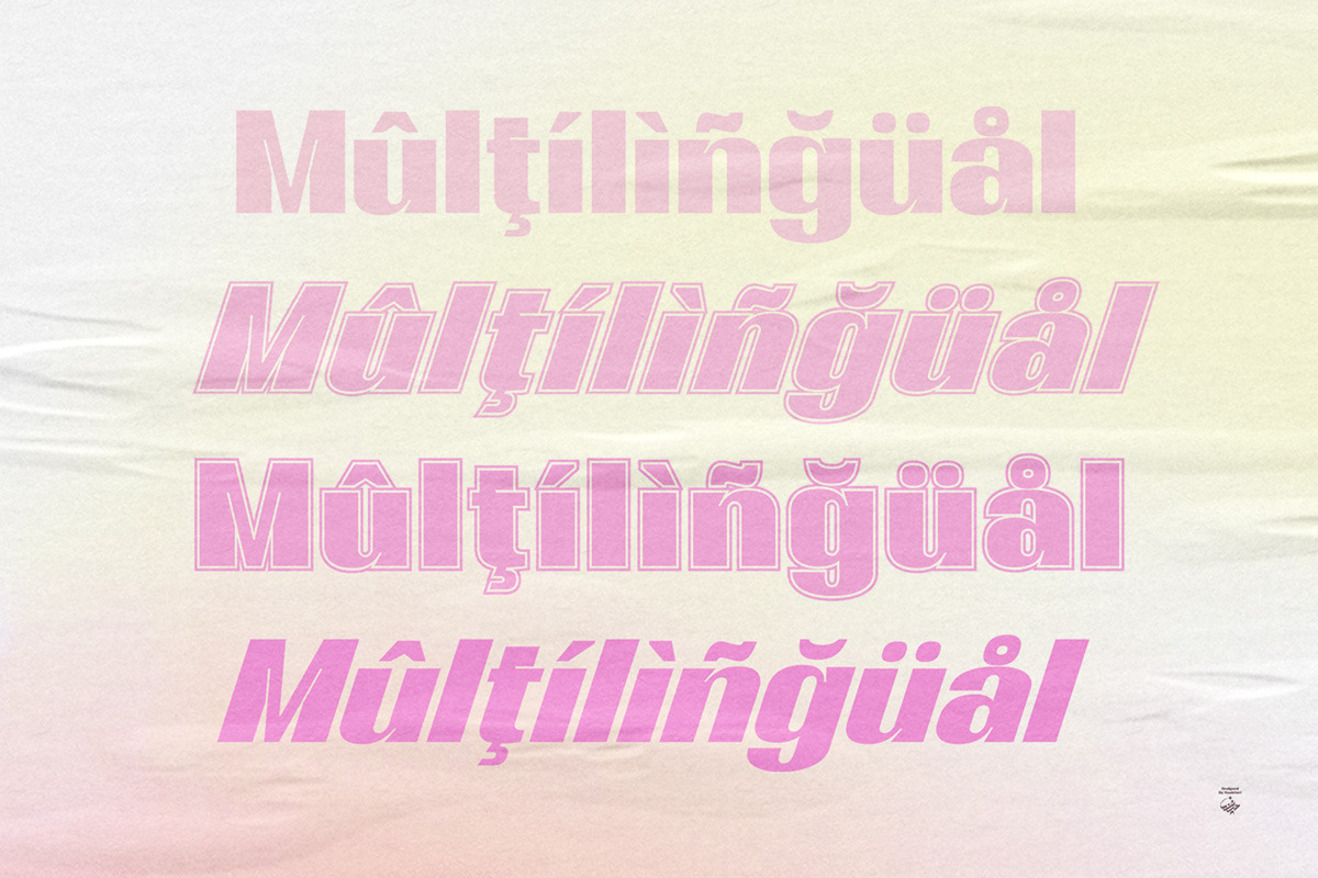 Bolding - Modern Bold Display Shadow, a Sans Serif Font by haniefart (Photo 11 of 12)