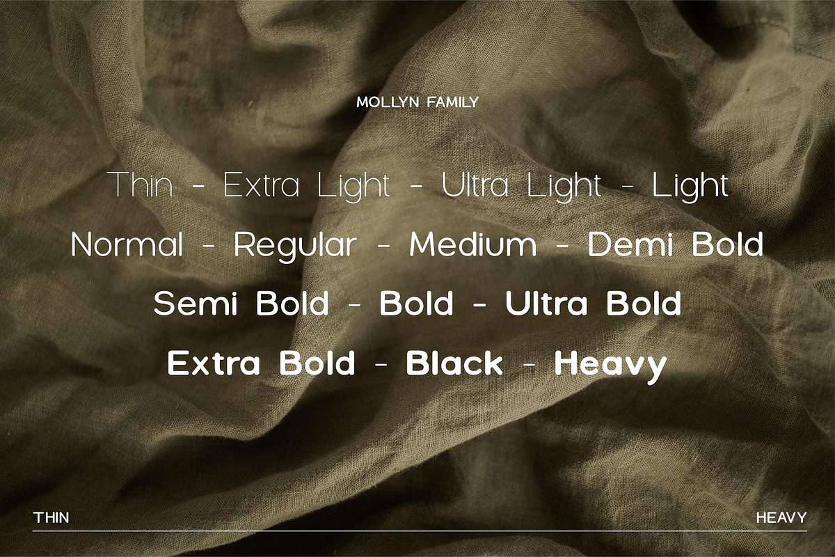 Mollyn Typeface, a Sans Serif Font by alit design (Photo 16 of 17)