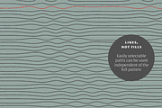 Waves Vol. 16 | 20 Vector Patterns, a Pattern Graphic by invisiblelayer (Thumbnail 4 of 6)