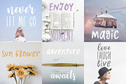 Mustache Pack [3 Fonts], a Script Font by Creamy Script (Thumbnail 3 of 5)