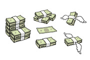 Money pack vectors, a Graphic by aniunova (Thumbnail 2 of 4)