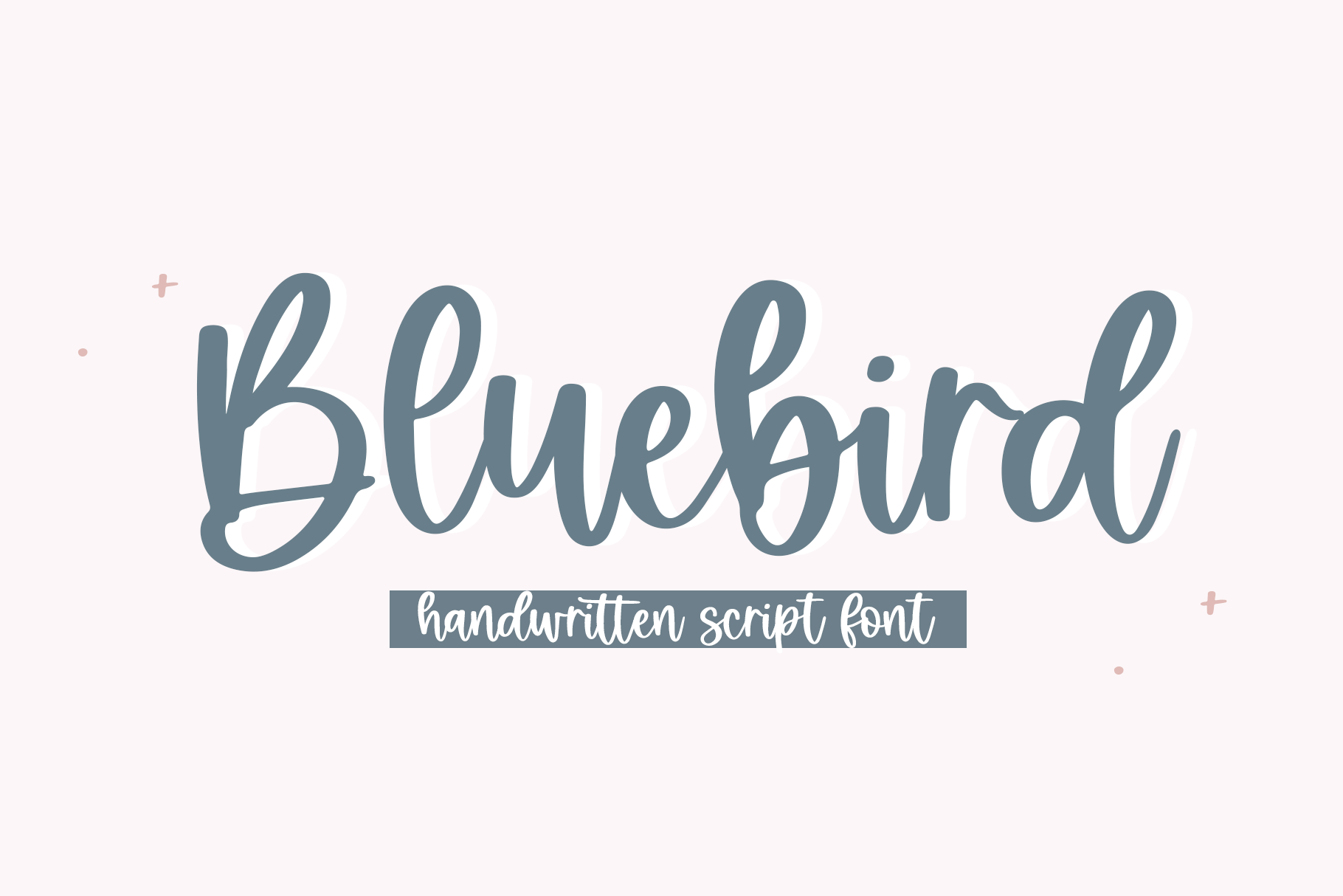 Bluebird - Handwritten Script Font