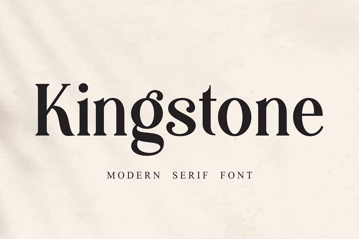 Kingstone - Serif Font, a Serif Font by Umitype (Photo 1 of 11)