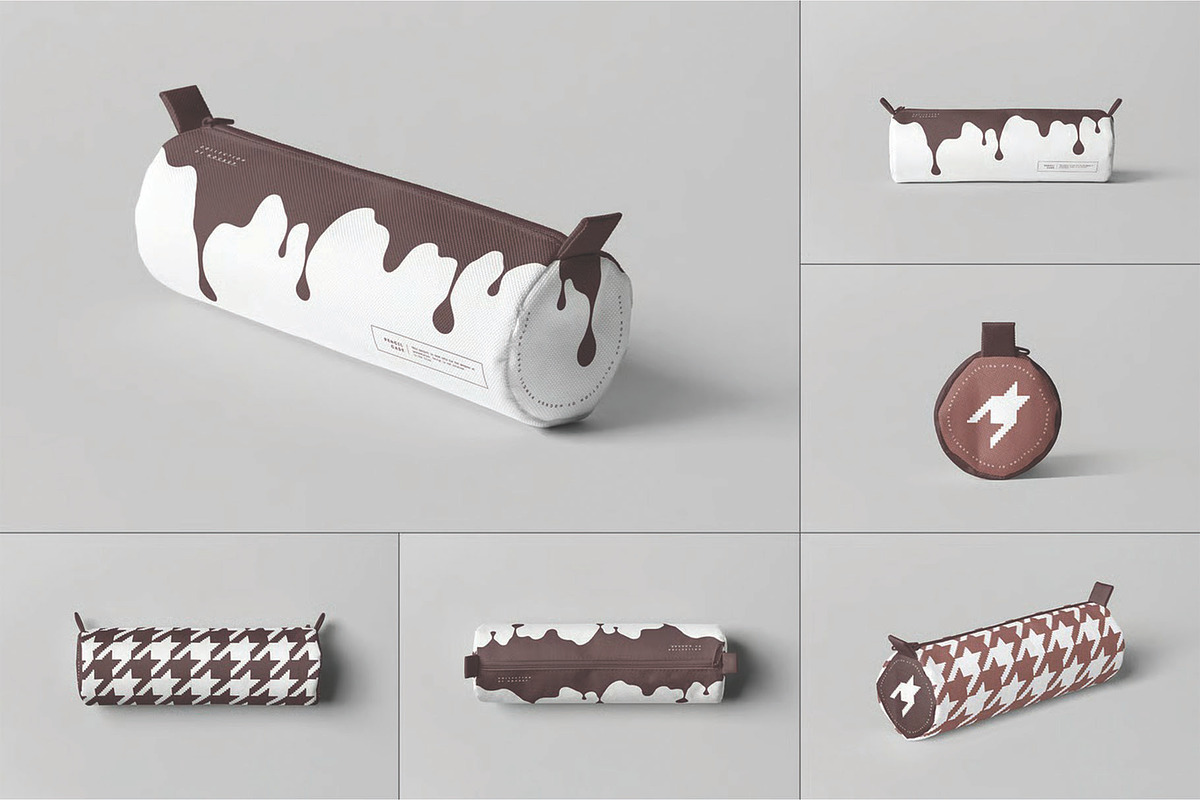 Minimalist Pencil Pouch Mockup, a Pens & Pencil Mockup by DesignRushMarket (Photo 1 of 7)