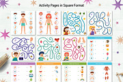 Body Parts Activity Pages, an Education Illustration by Gulnara Sabirova (Thumbnail 6 of 12)