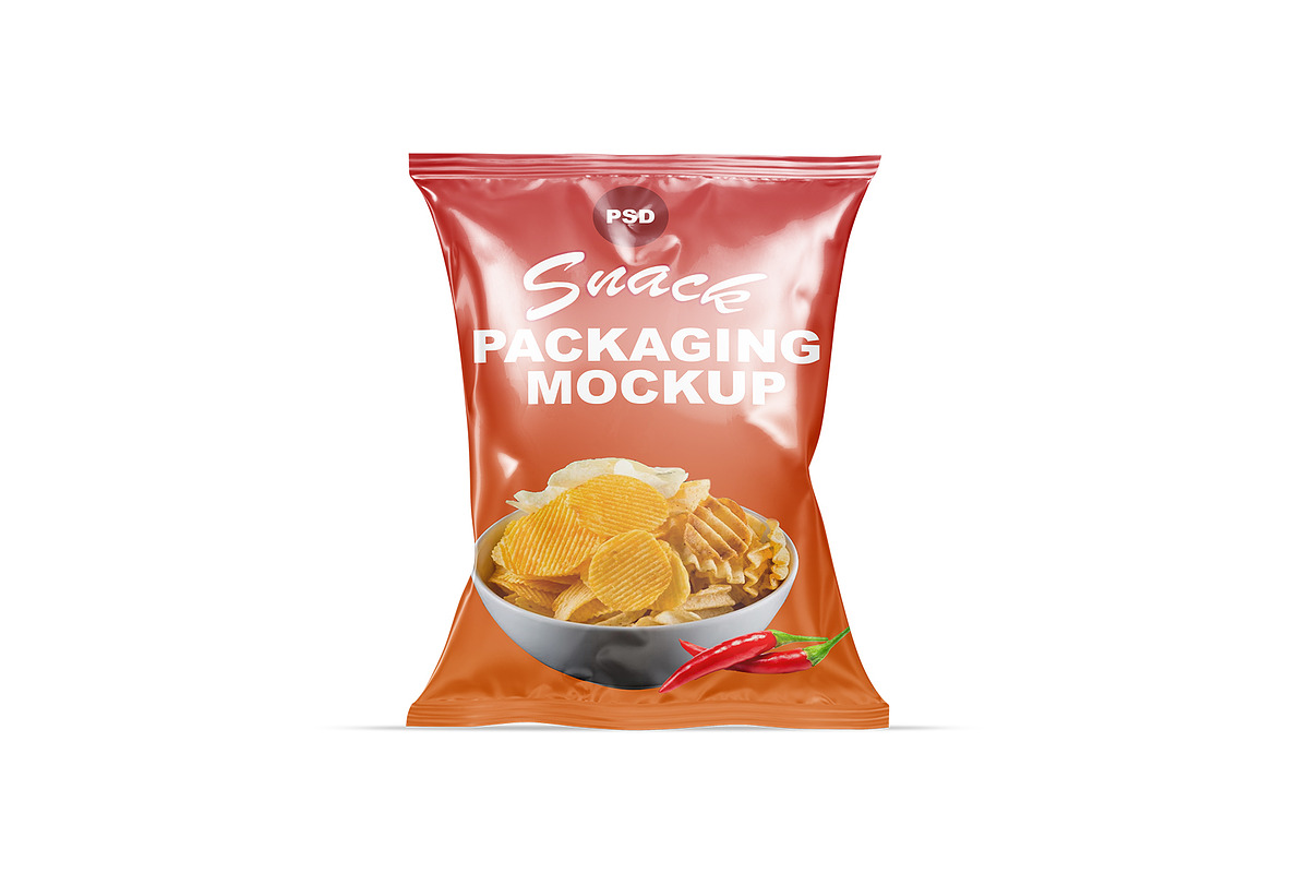 Snack Packaging Mockup, a Product Mockup by Mockupfit (Photo 9 of 9)