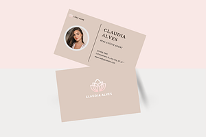 Business Card Photo & Neutral Color