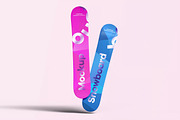 Snowboard Mock-up, a Product Mockup by zippypixelstudio (Thumbnail 7 of 8)