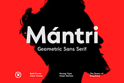 Mantri – Geometric Sans Serif, a Sans Serif Font by Yukita Creative (Thumbnail 1 of 12)