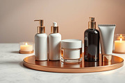 132 Full Skincare Collection Mockup, an Advertising Mockup by adenpinkstore (Thumbnail 11 of 13)