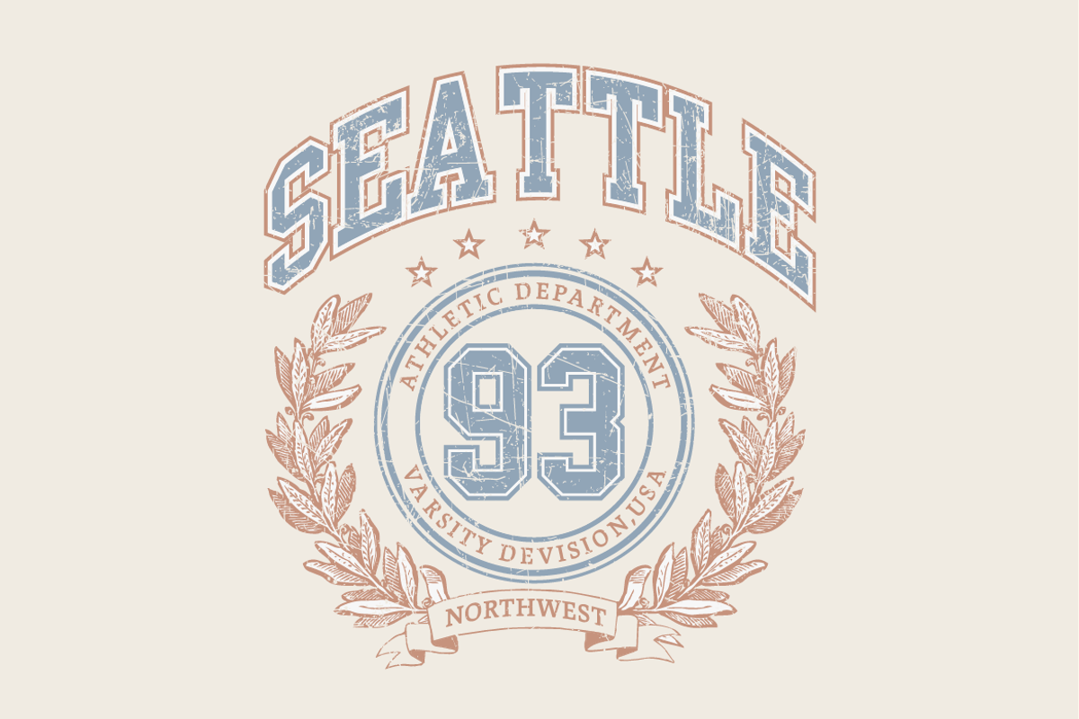 VARSITY Tee | Clothing Production, an Object Graphic by LXXXV | DSGN for Apparel (Photo 1 of 2)