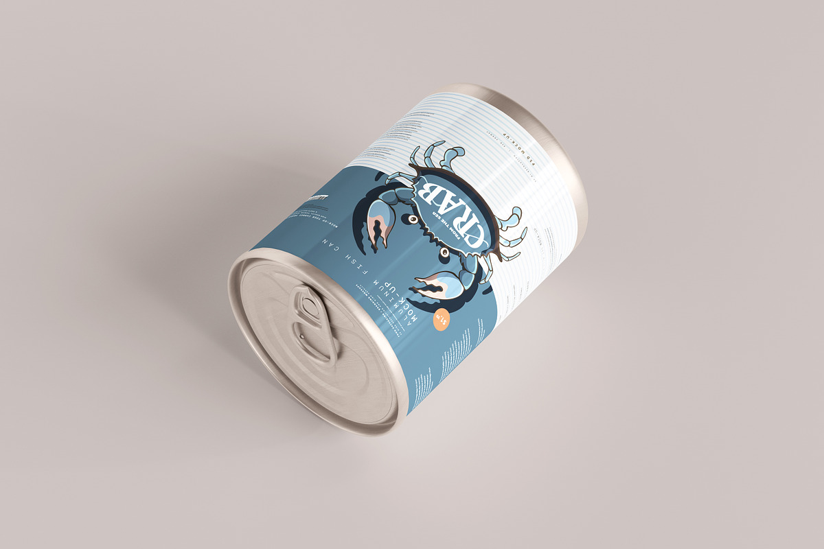 Aluminum Food Can Mockups - Large, a Cups & Container Mockup by pmvch (Photo 11 of 31)