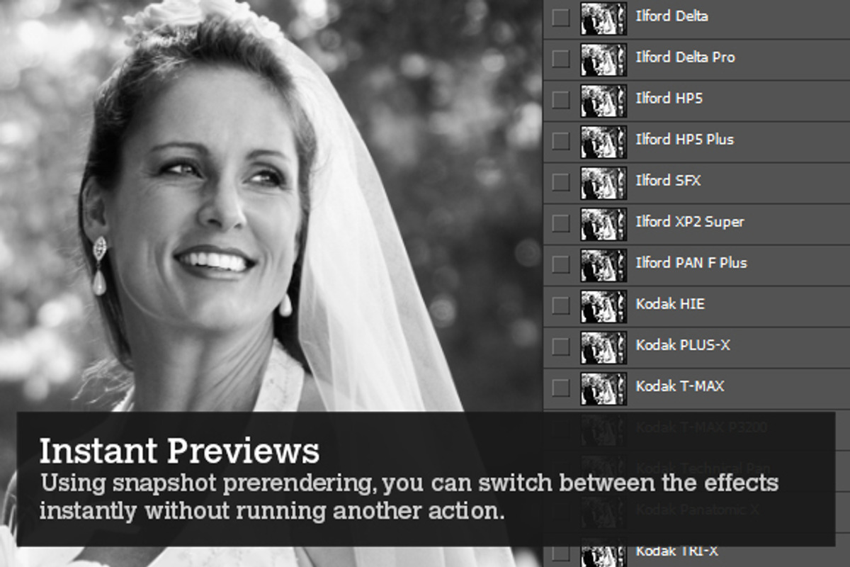 Silver - 28 Real B&W Film Emulations, an Action Add-On by SparkleStock (Photo 3 of 5)