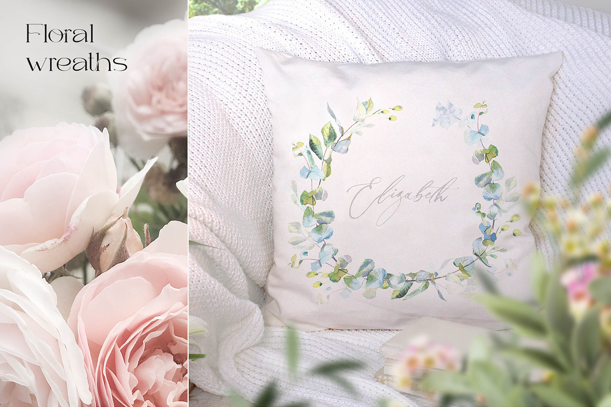 Rose Garden Watercolor Set, a Decorative Illustration by Eva Katerina (Photo 3 of 9)
