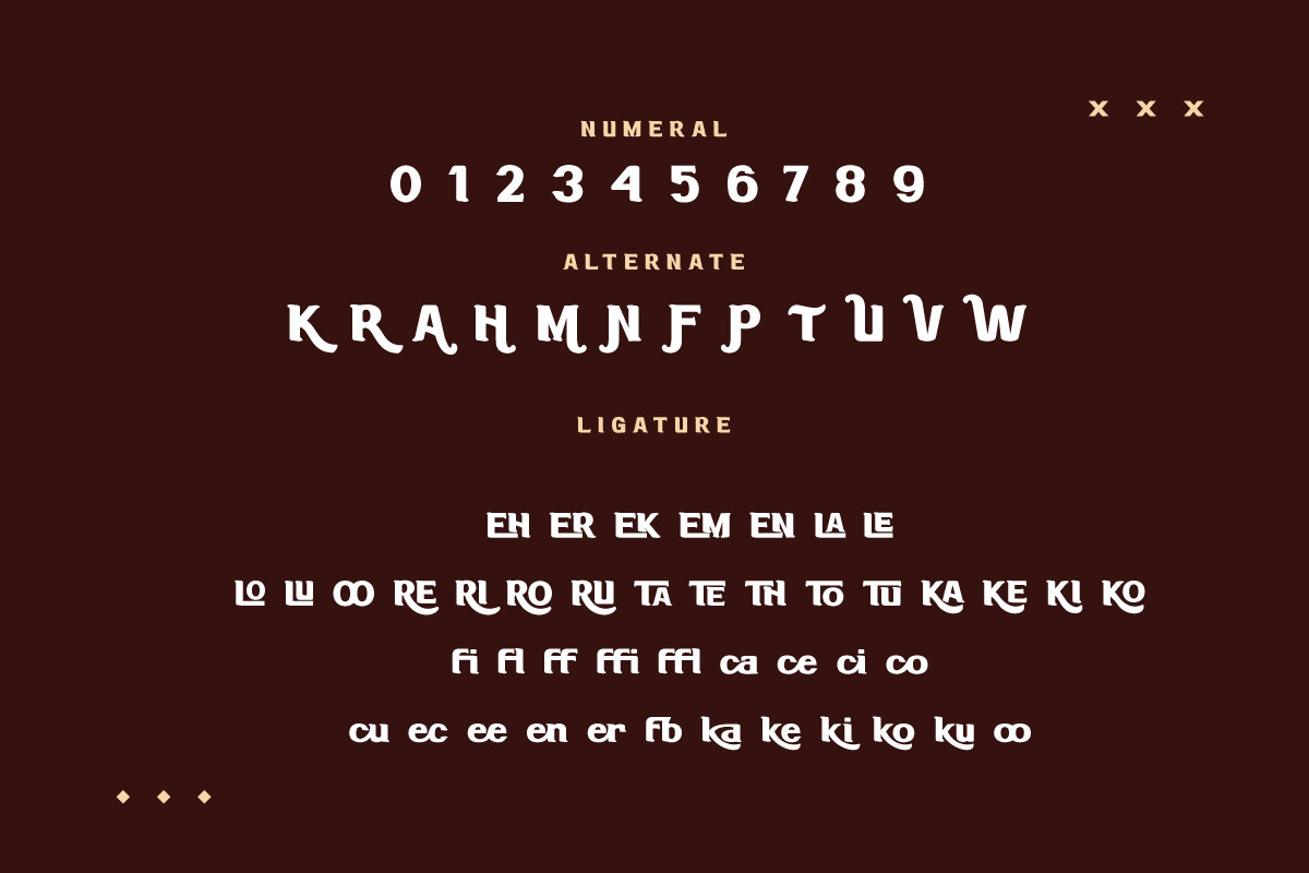 Farosh - Display Font, a Handwritten Font by trabaskriya (Photo 11 of 13)